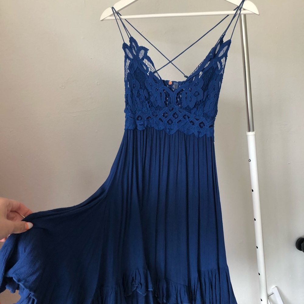 LACY blue dress